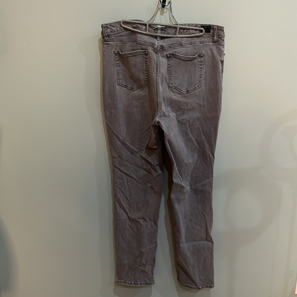 Lauren Ralph Lauren Jeans Womens size16 Gray Wash Premier Straight Denim Stretch - Picture 5 of 11
